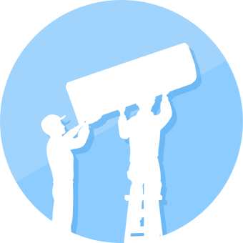 取り付け・取り替え イラスト